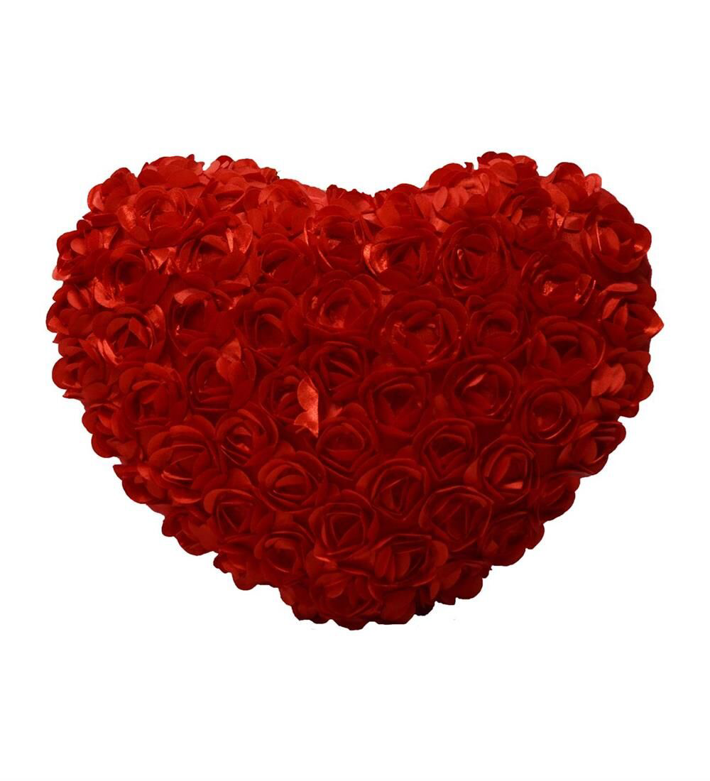 PELUŞ GÜLLÜ YASTIK HALLEY