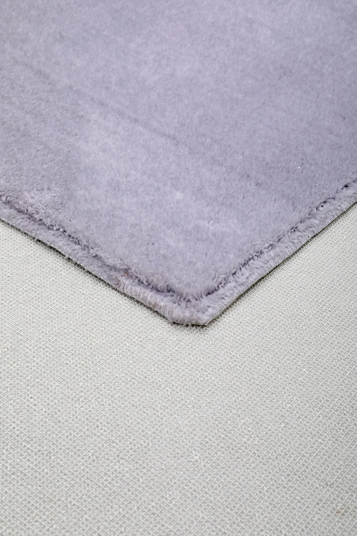 PELUŞ HALI AÇIK GRİ RENK Yıkanabilir Kaymaz Kesme HALI Yolluk 120x700