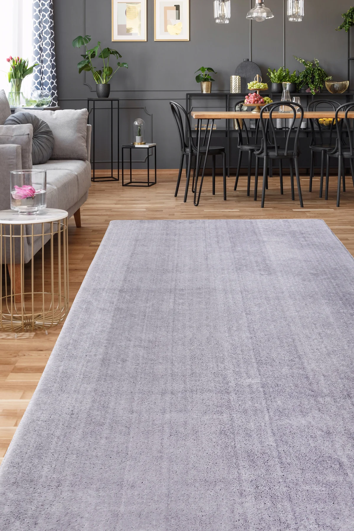 PELUŞ HALI AÇIK GRİ RENK Yıkanabilir Kaymaz Kesme HALI Yolluk 60x650 PELUŞ HALI AÇIK GRİ RENK Yıkanabilir Kaymaz Kesme HALI Yolluk 60x650