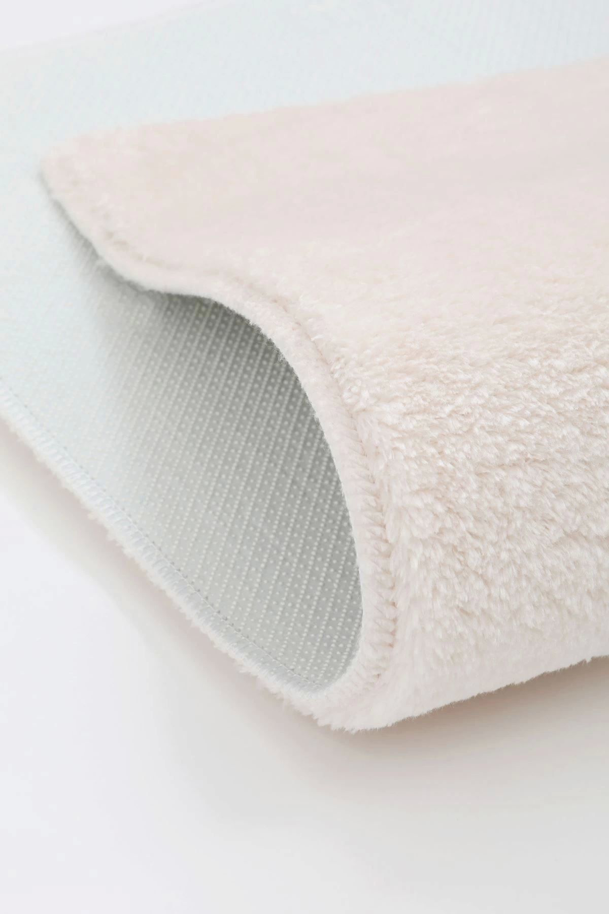 Dijidekor Peluş Halı Açık Vizon Cool Yıkanabilir Post Kesme Yolluk Kilim Sa