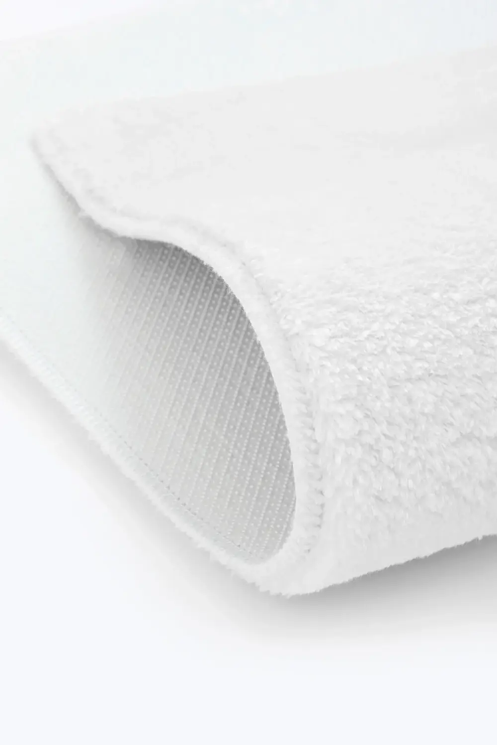 PELUŞ HALI BEYAZ RENK Yıkanabilir Kaymaz Kesme HALI Yolluk 120x20