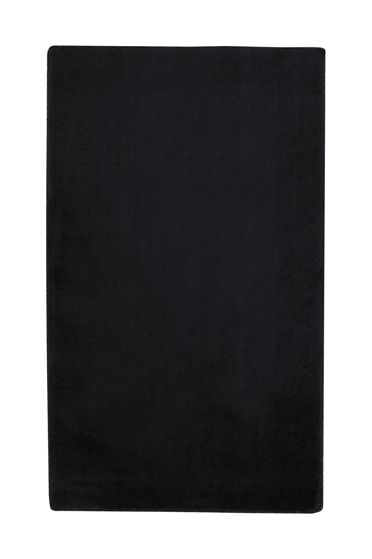 PELUŞ HALI SİYAH RENK Yıkanabilir Kaymaz Kesme HALI Yolluk 100x200 PELUŞ HALI SİYAH RENK Yıkanabilir Kaymaz Kesme HALI Yolluk 100x200