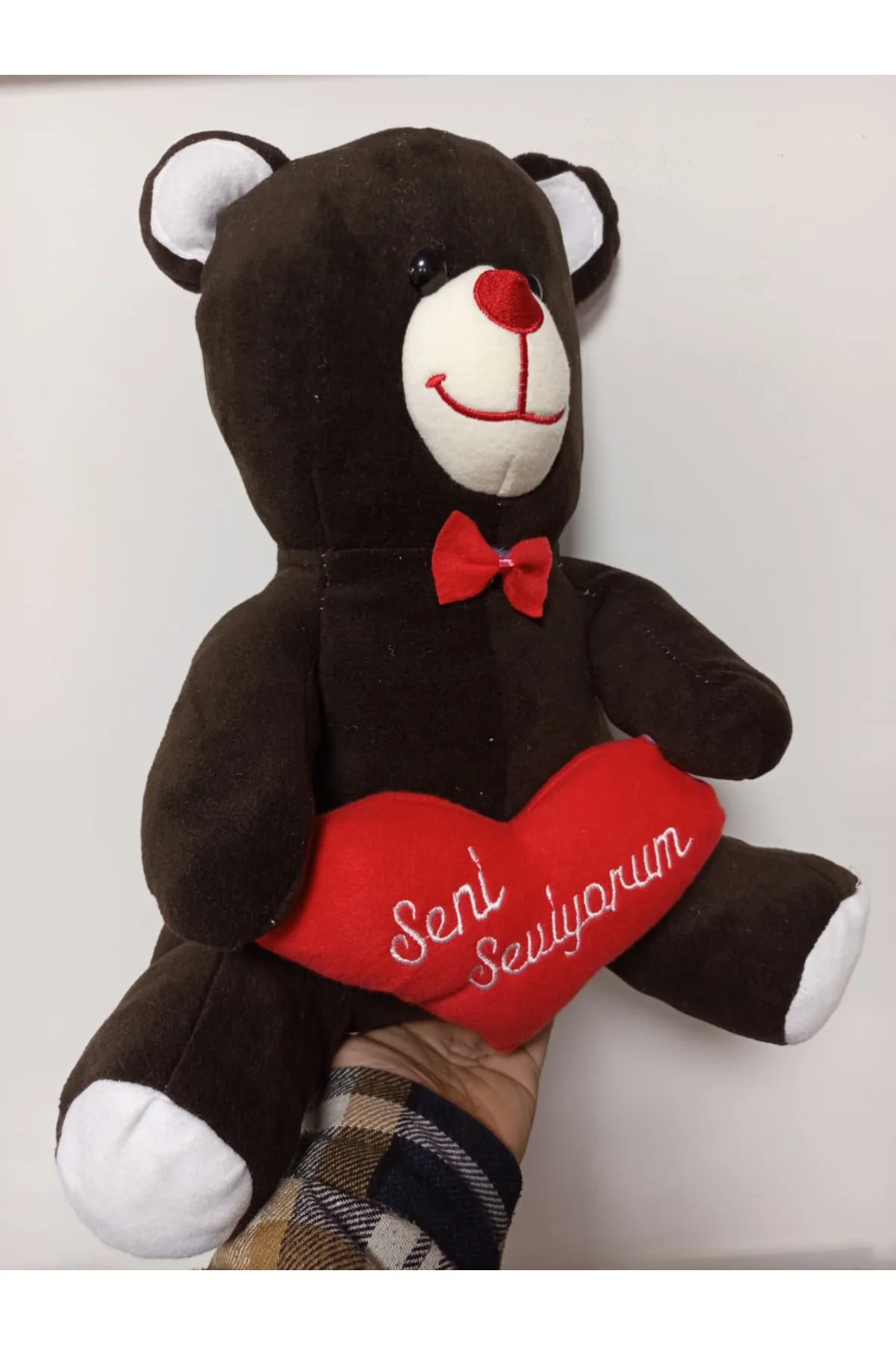 Peluş Kalpli Seni Seviyorum Ayı