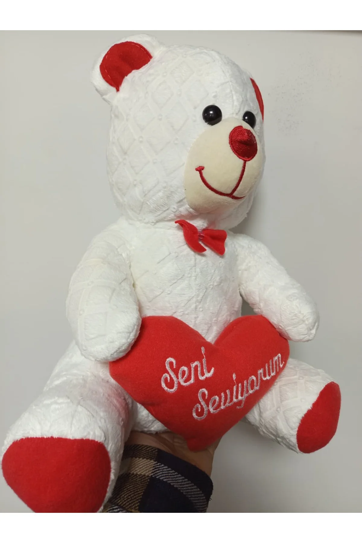 Peluş Kalpli Seni Seviyorum Ayı