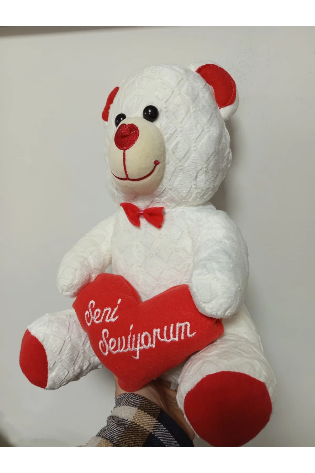 Peluş Kalpli Seni Seviyorum Ayı