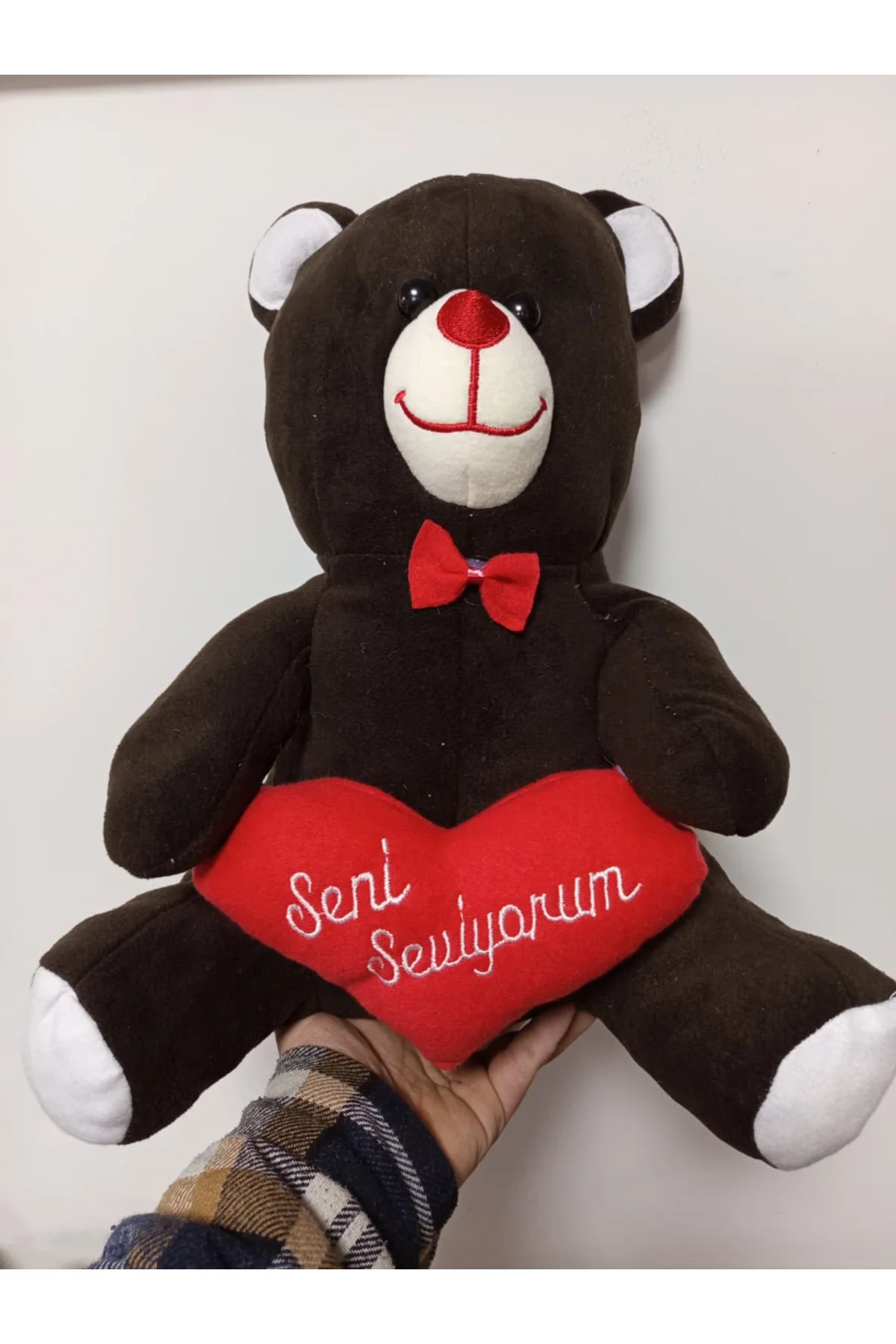 Peluş Kalpli Seni Seviyorum Ayı