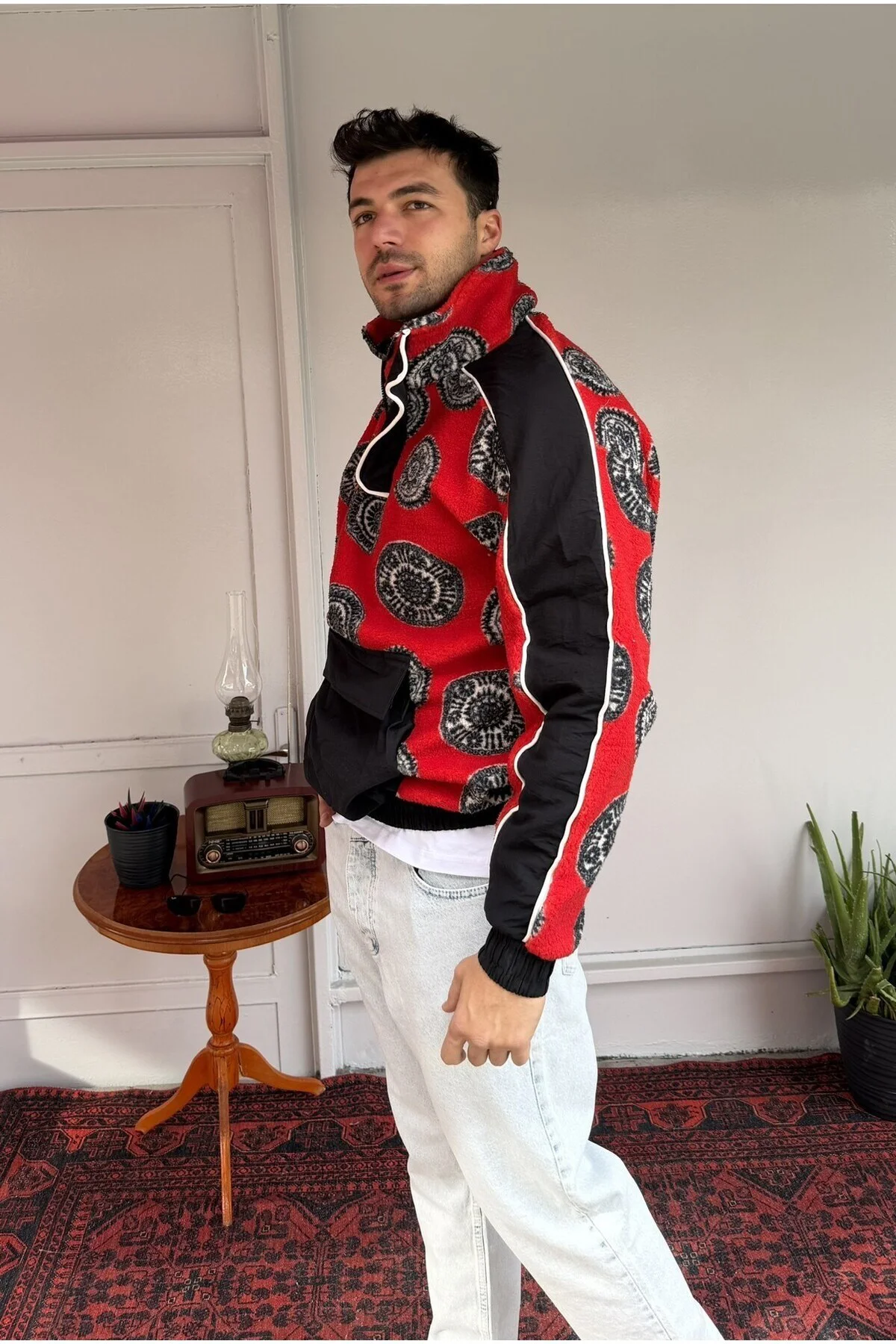 Peluş Kanguru Sweatshirt