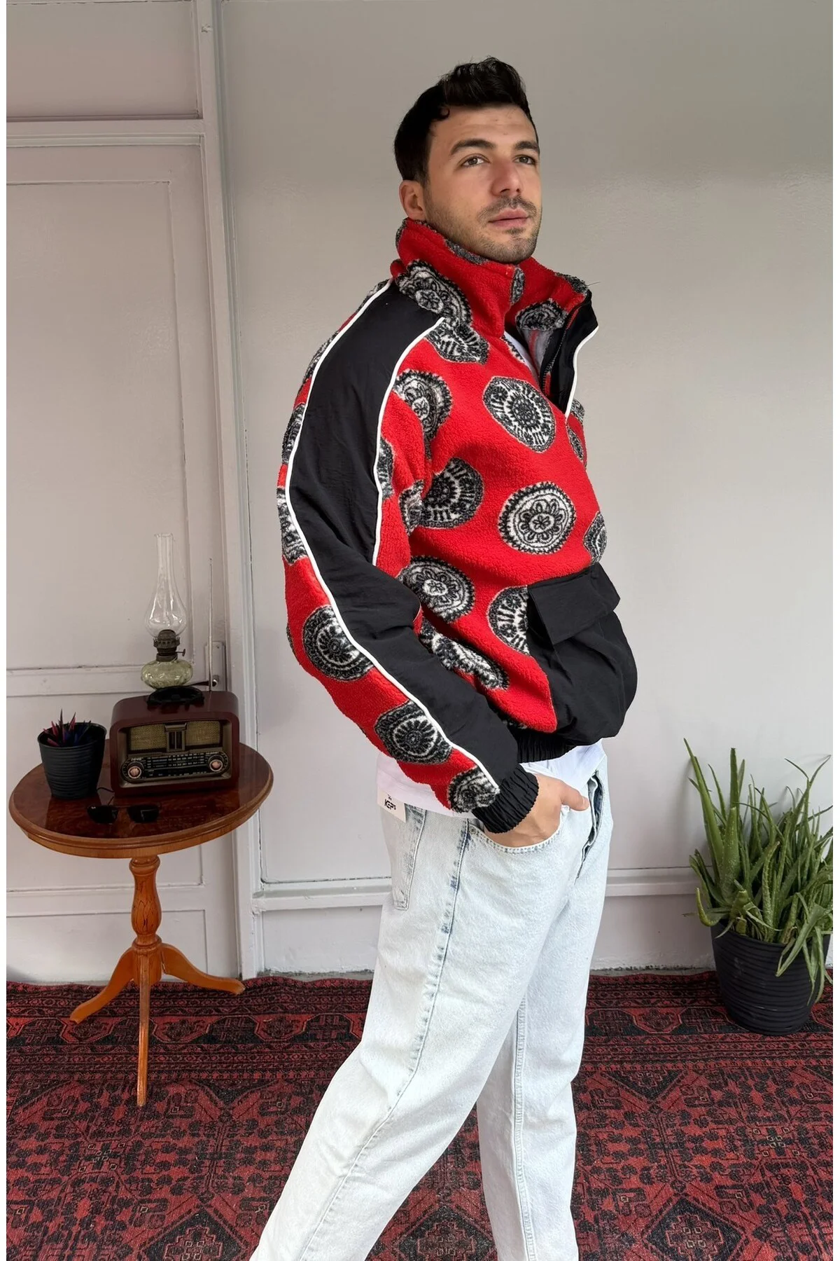 Peluş Kanguru Sweatshirt