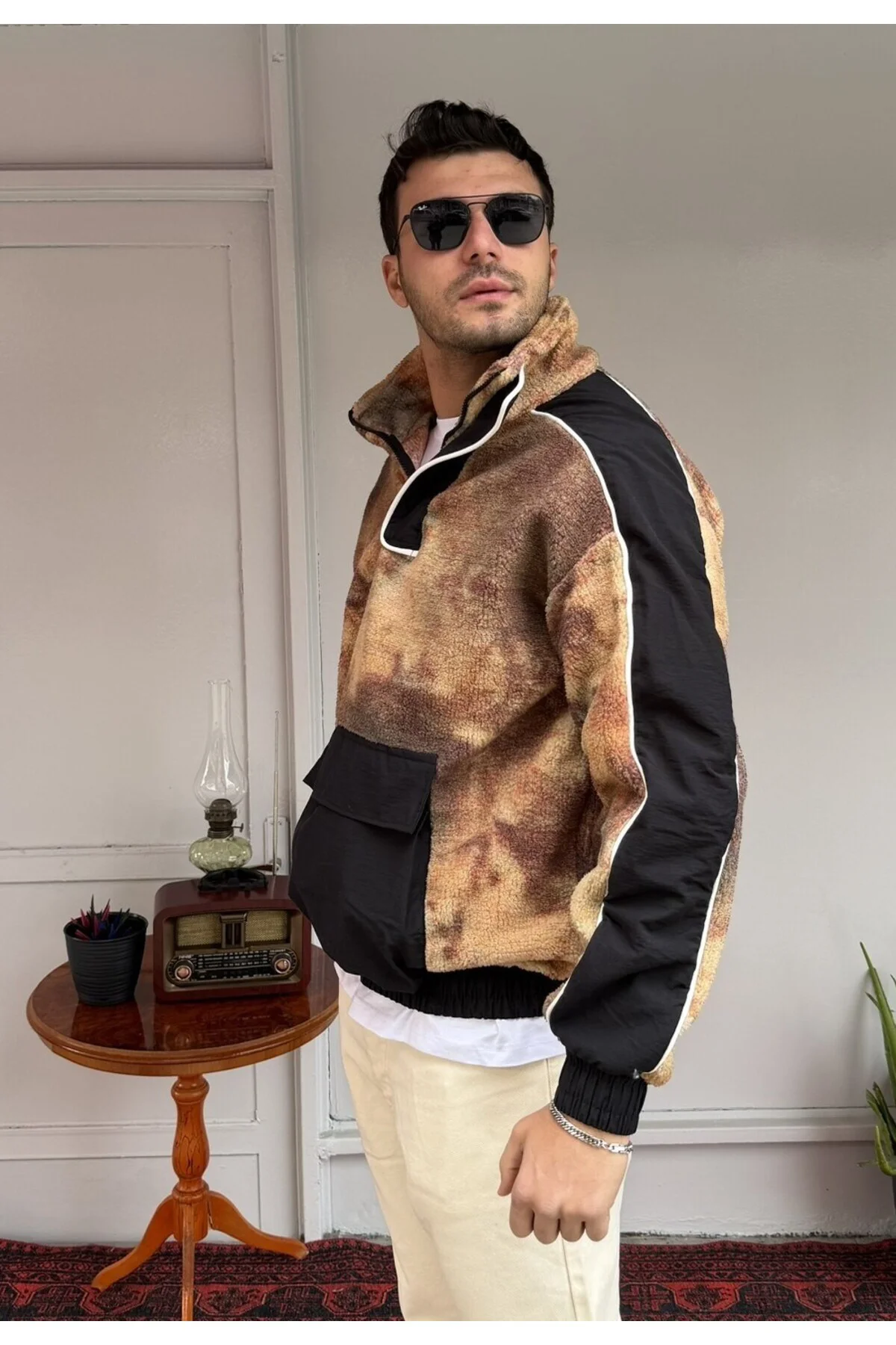 Peluş Kanguru Sweatshirt