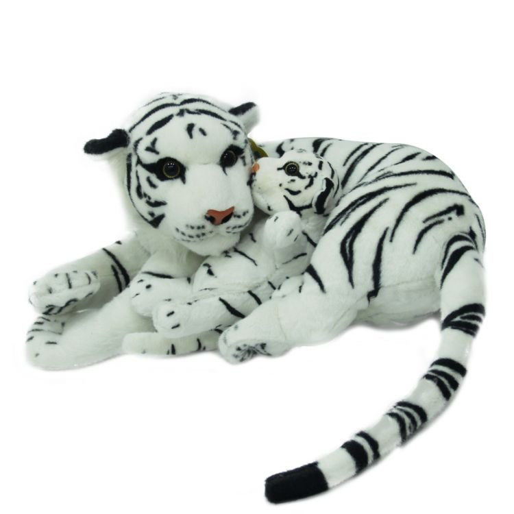 Peluş Kaplan Anne Ve Yavrusu