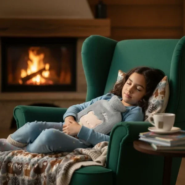 Peluş Kedi Figürlü Sıcak Su Torbası Konforlu Isıtıcı