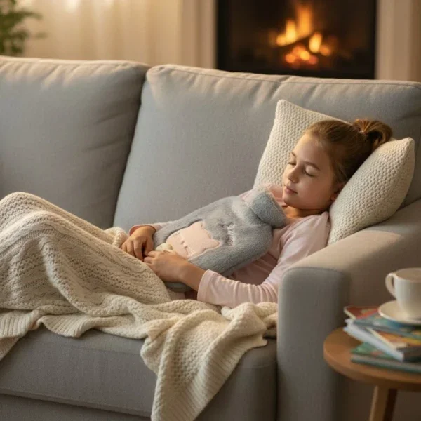 Peluş Kedi Figürlü Sıcak Su Torbası Konforlu Isıtıcı