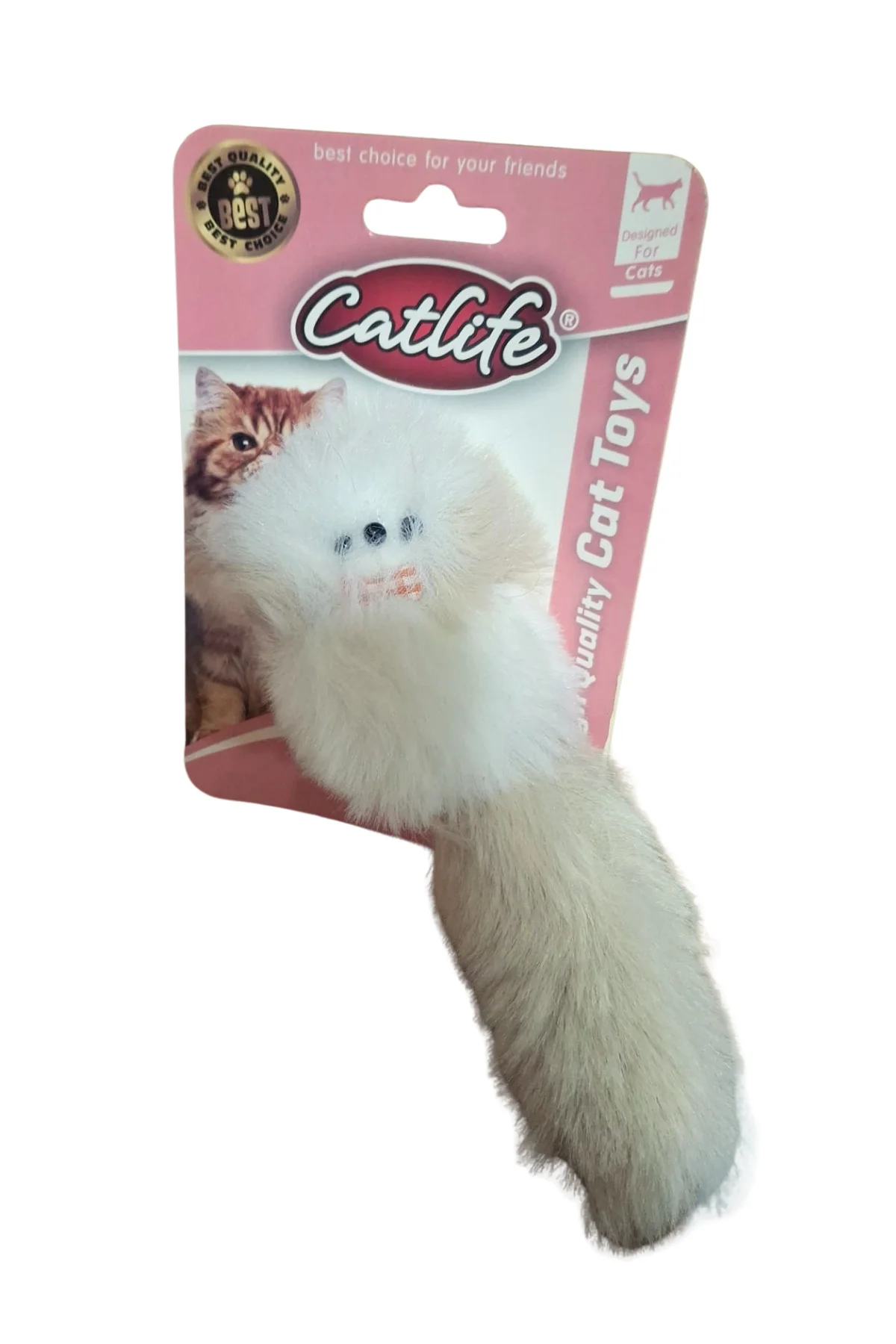 Peluş Kedi Oyuncağı Krem