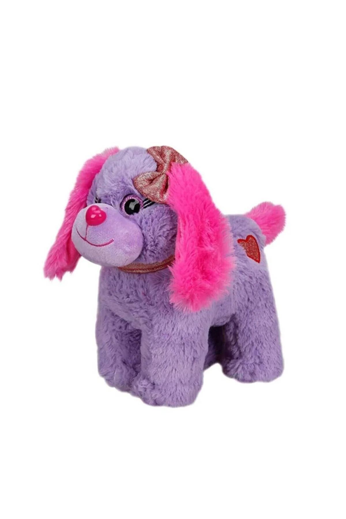 Peluş Köpek Oturan Renkli 25 Cm 1 Adet Fiyatıdır