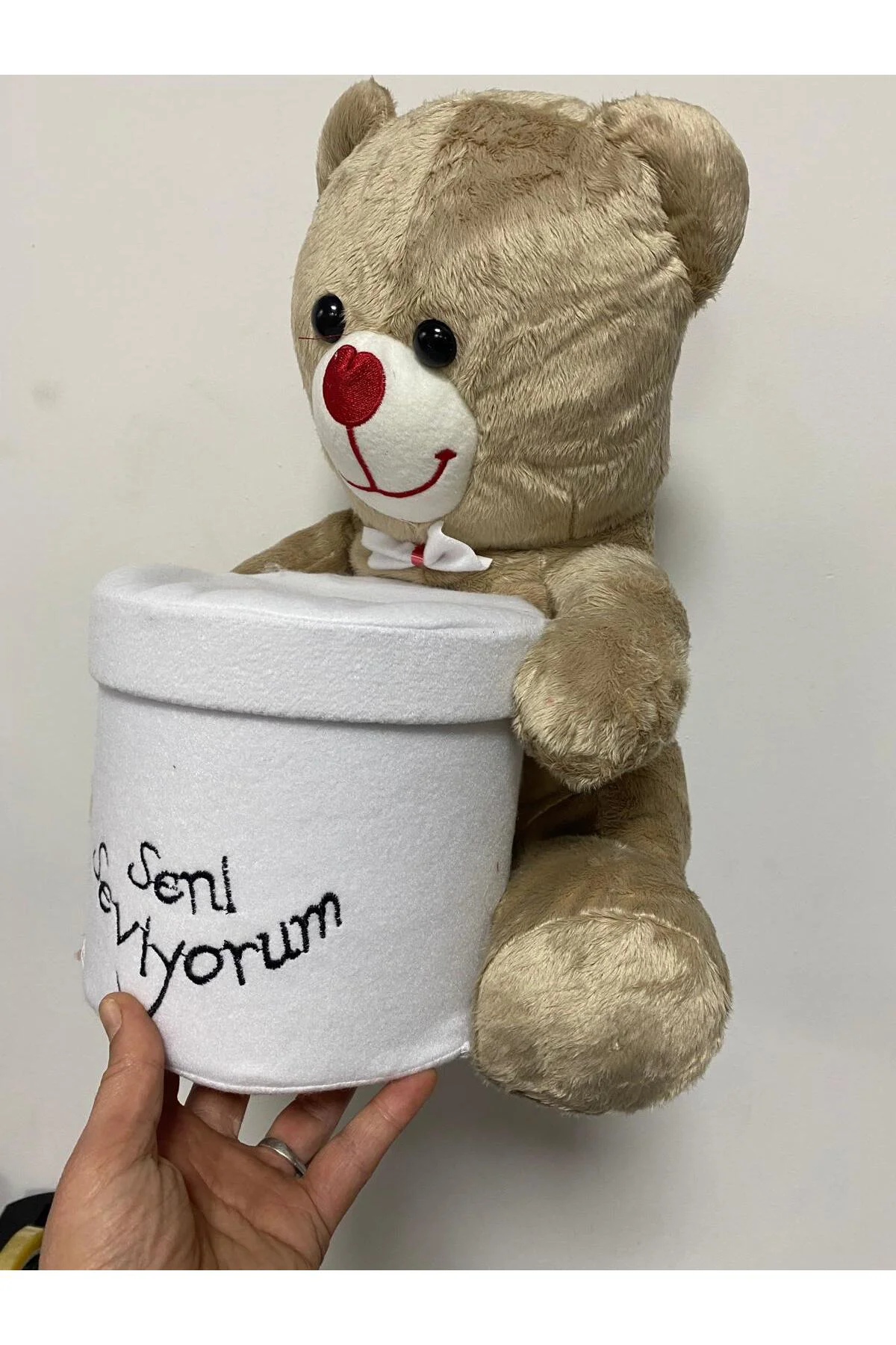 Peluş Kutulu Seni Seviyorum Ayı