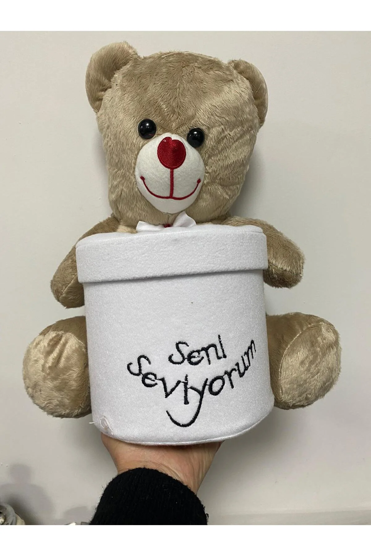 Peluş Kutulu Seni Seviyorum Ayı