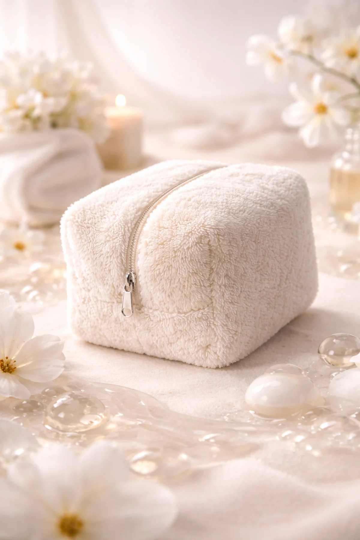 Peluş Makyaj Çantası–Yumuşak Dokulu Fermuarlı Kozmetik Çantası Ta Peluş Makyaj Çantası–Yumuşak Dokulu Fermuarlı Kozmetik Çantası Ta