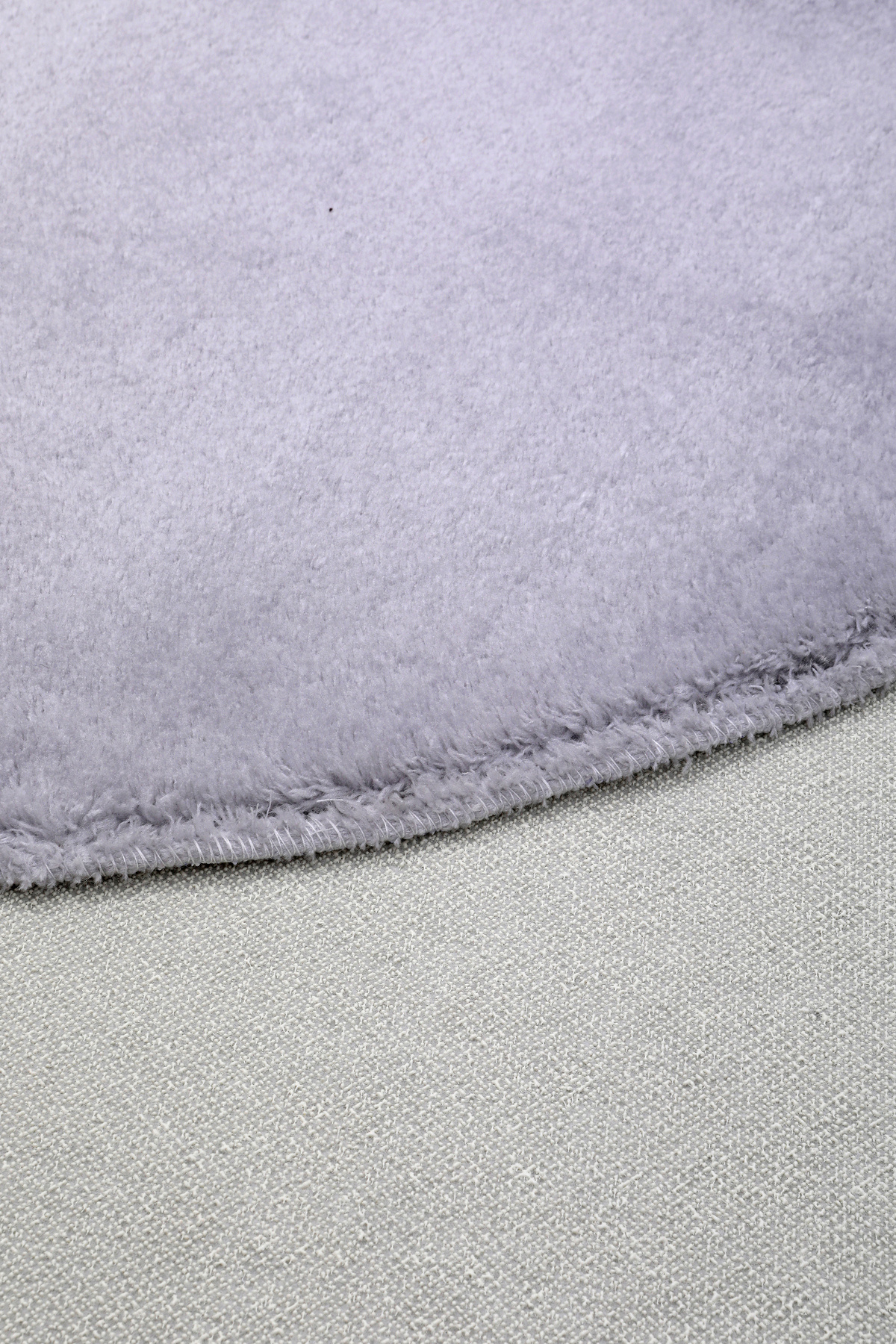 PELUŞ Oval Saçaksız HALI AÇIK GRİ RENK Silinebilir Yolluk 200x650