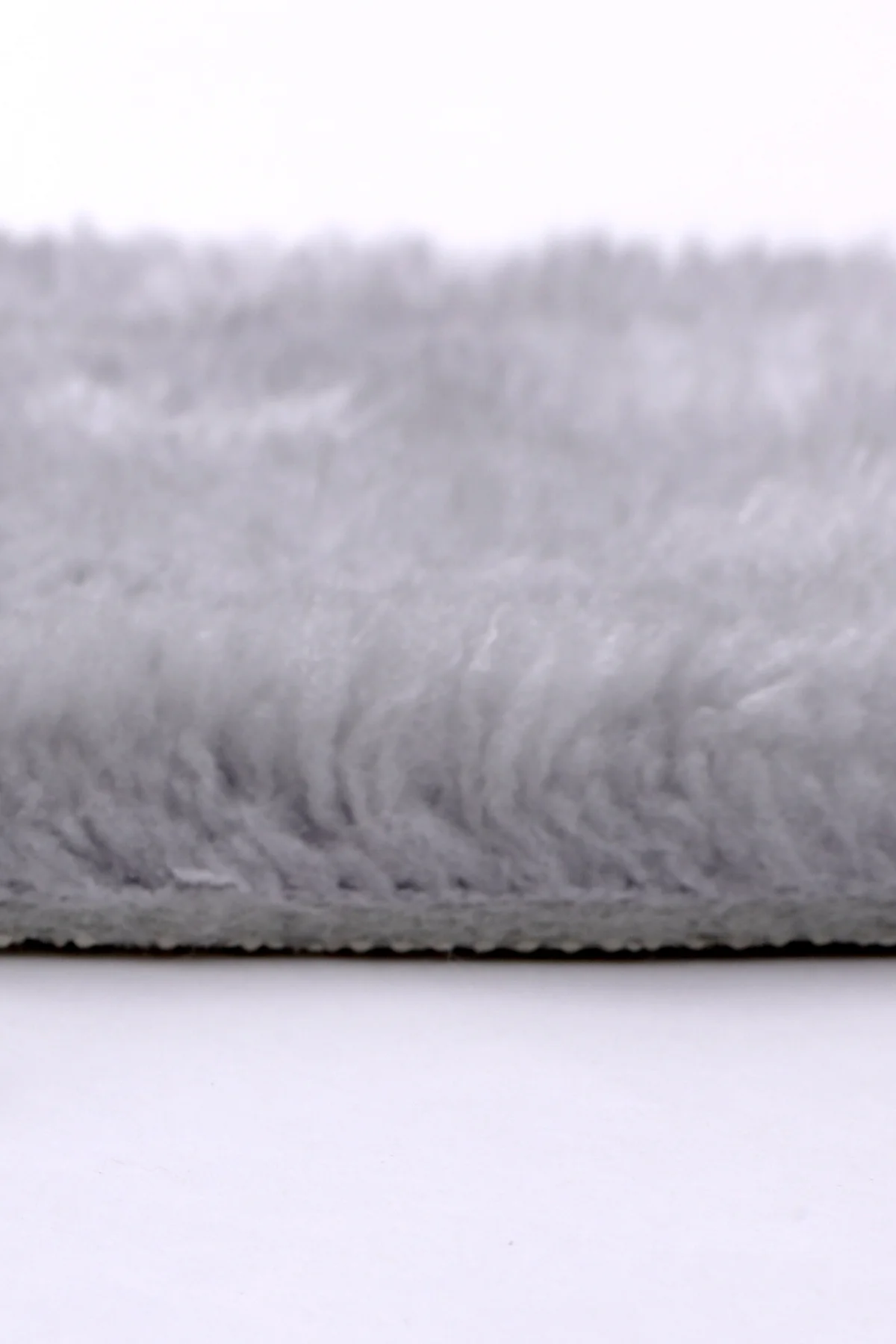 PELUŞ Oval Saçaksız HALI AÇIK GRİ RENK Silinebilir Yolluk 60x200