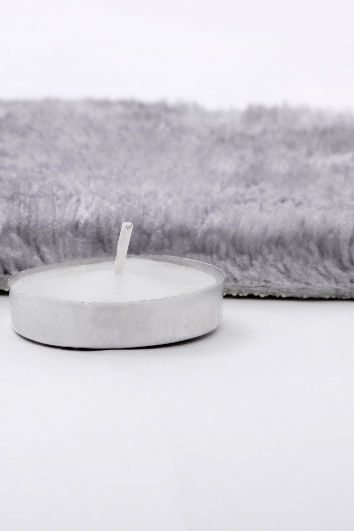 PELUŞ Oval Saçaksız HALI AÇIK GRİ RENK Silinebilir Yolluk 80x150