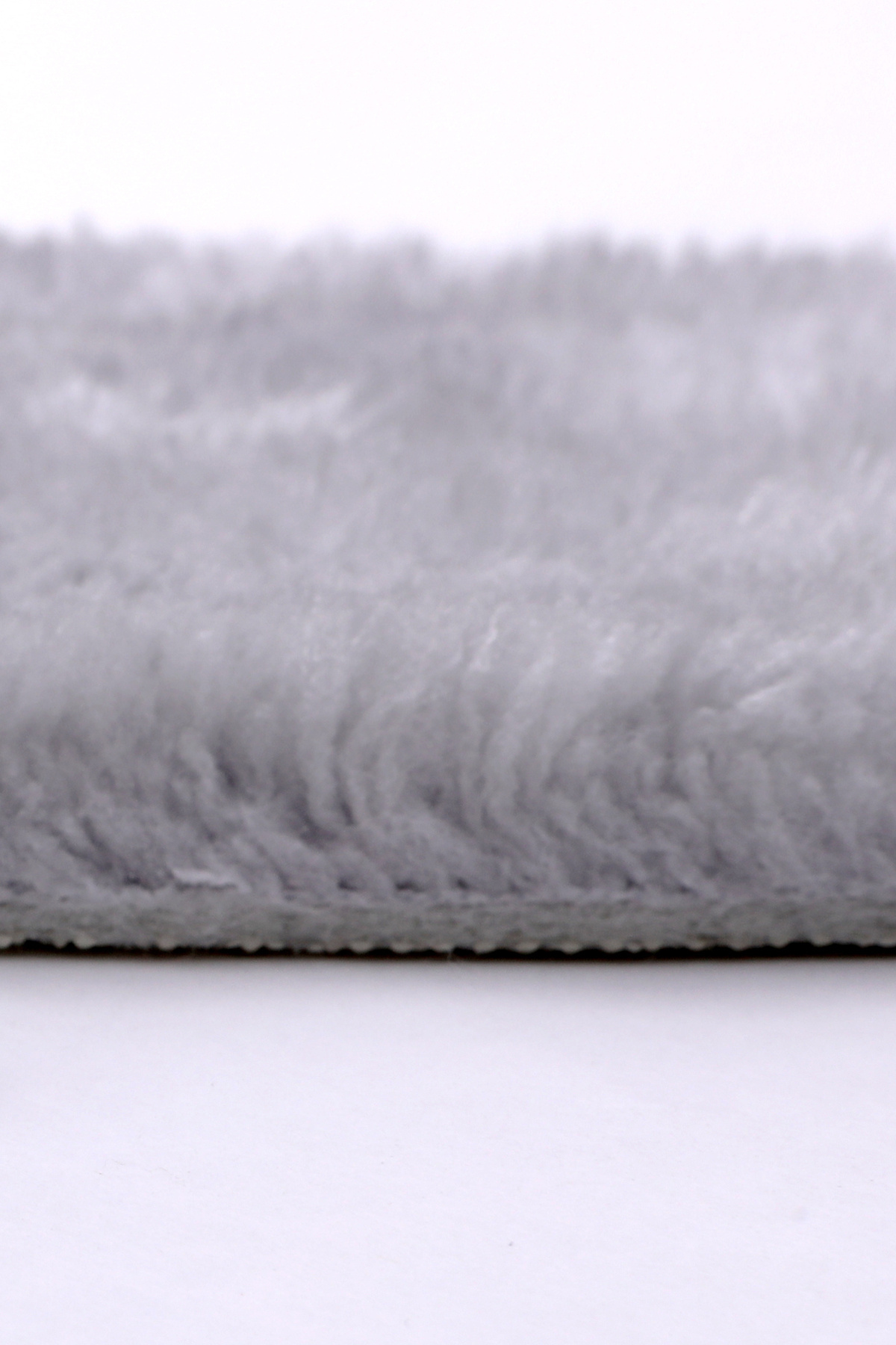 PELUŞ Oval Saçaksız HALI AÇIK GRİ RENK Silinebilir Yolluk 200x650