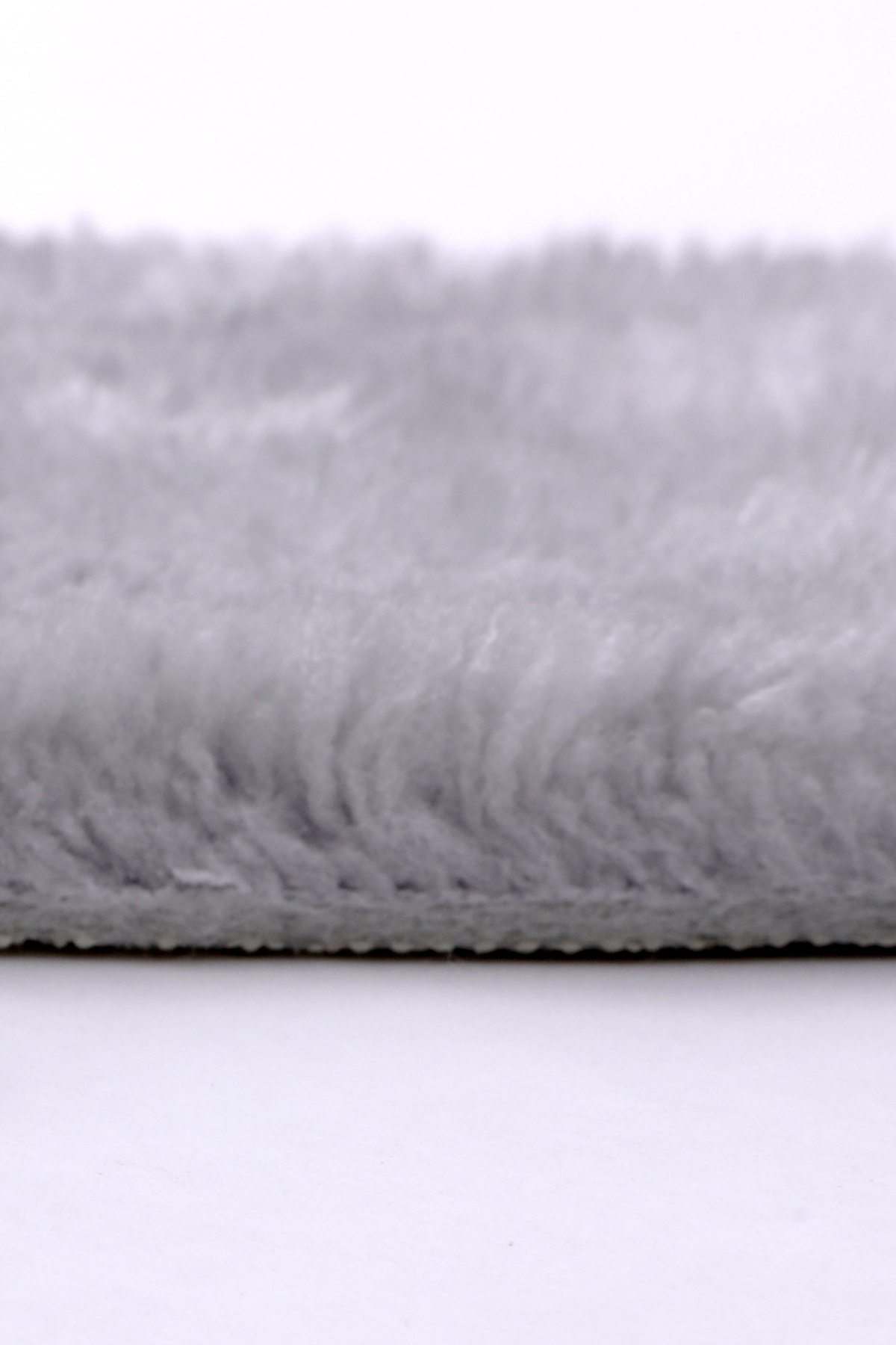 PELUŞ Oval Saçaksız HALI AÇIK GRİ RENK Silinebilir Yolluk 160x300