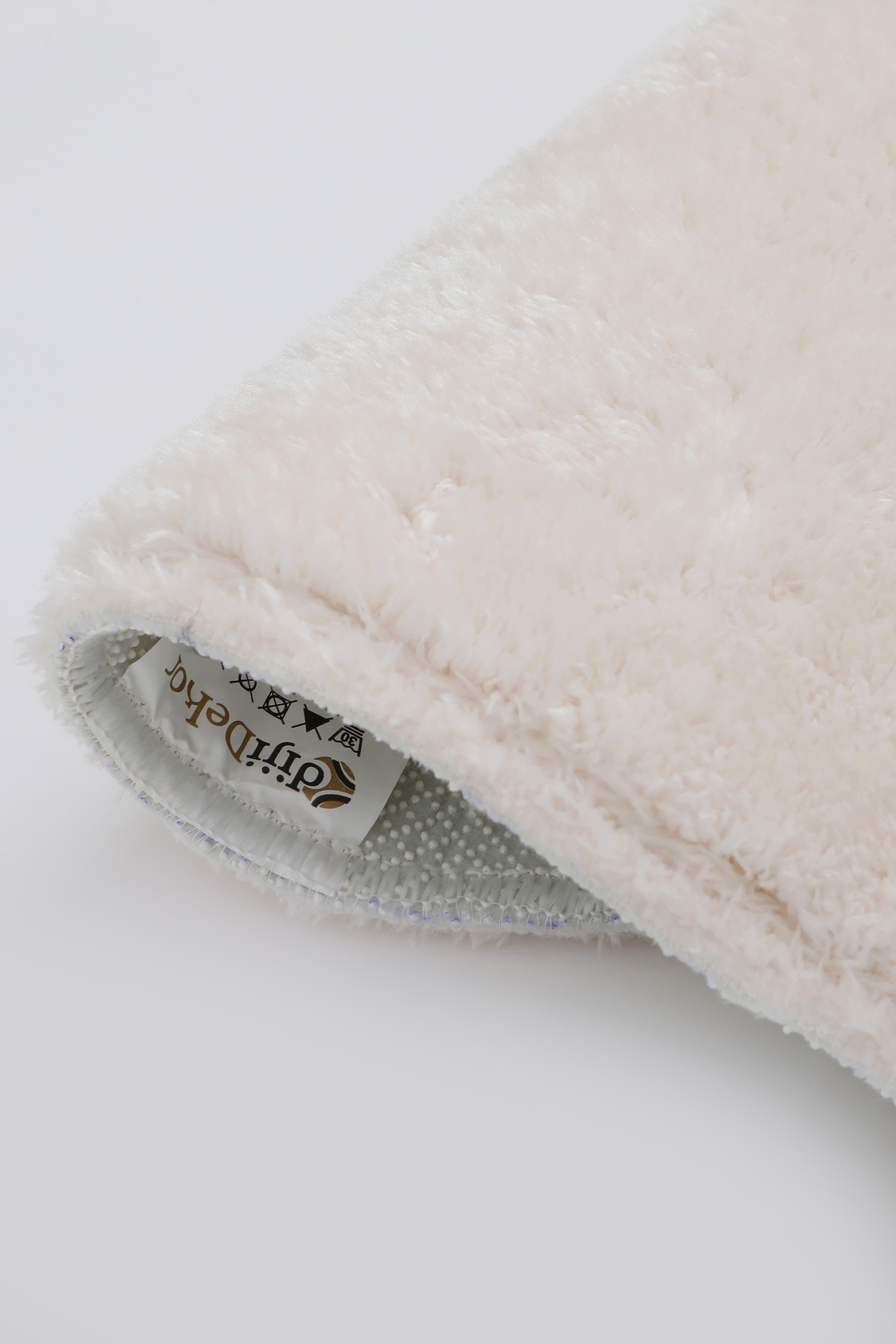 PELUŞ Oval Saçaksız HALI VİZON RENK Silinebilir Yolluk 80x250