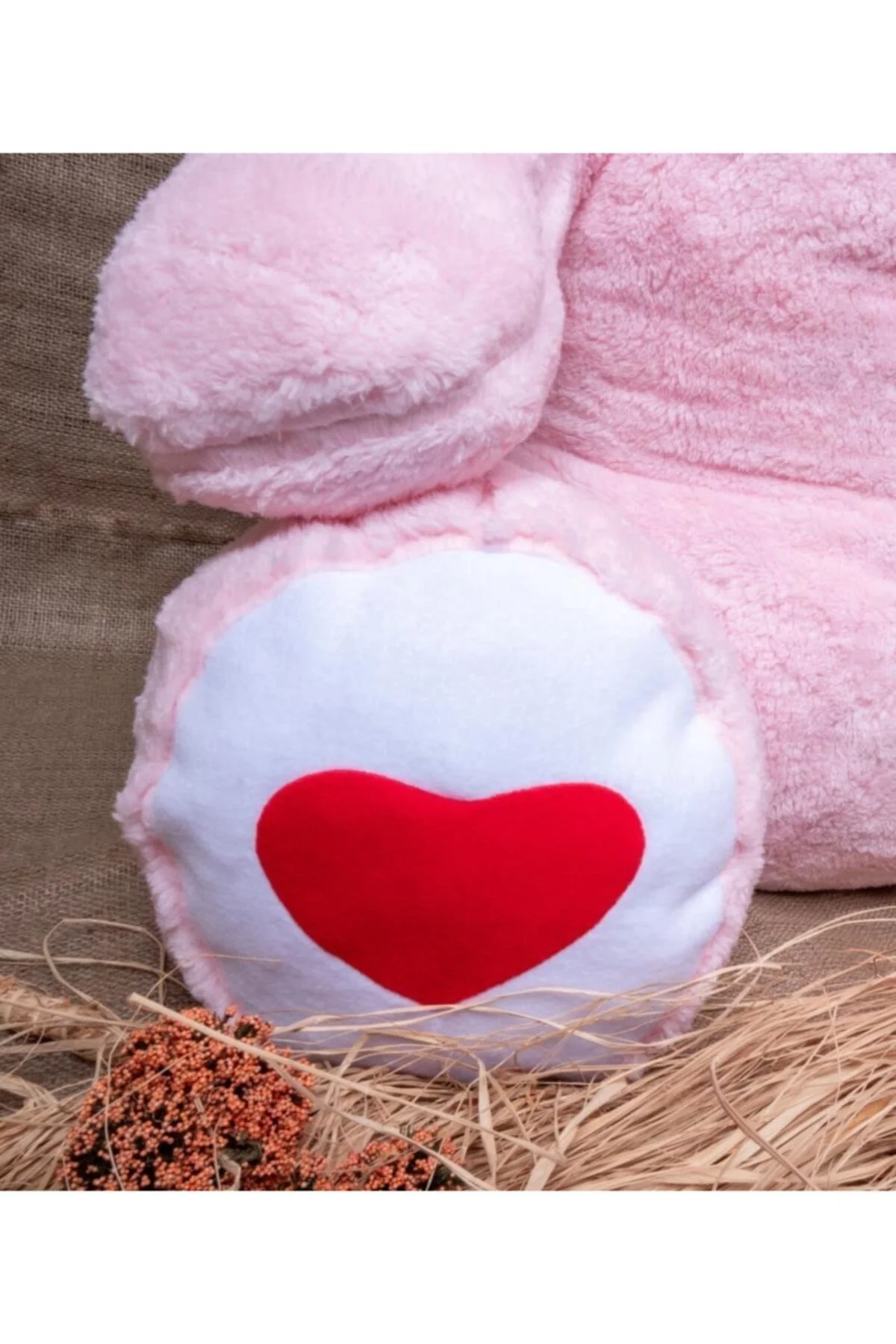 Peluş oyuncak ayıcık yavrulu 100 cm pembe 3 yaş ve üzeri çocuklar için - 100 cm Boyut