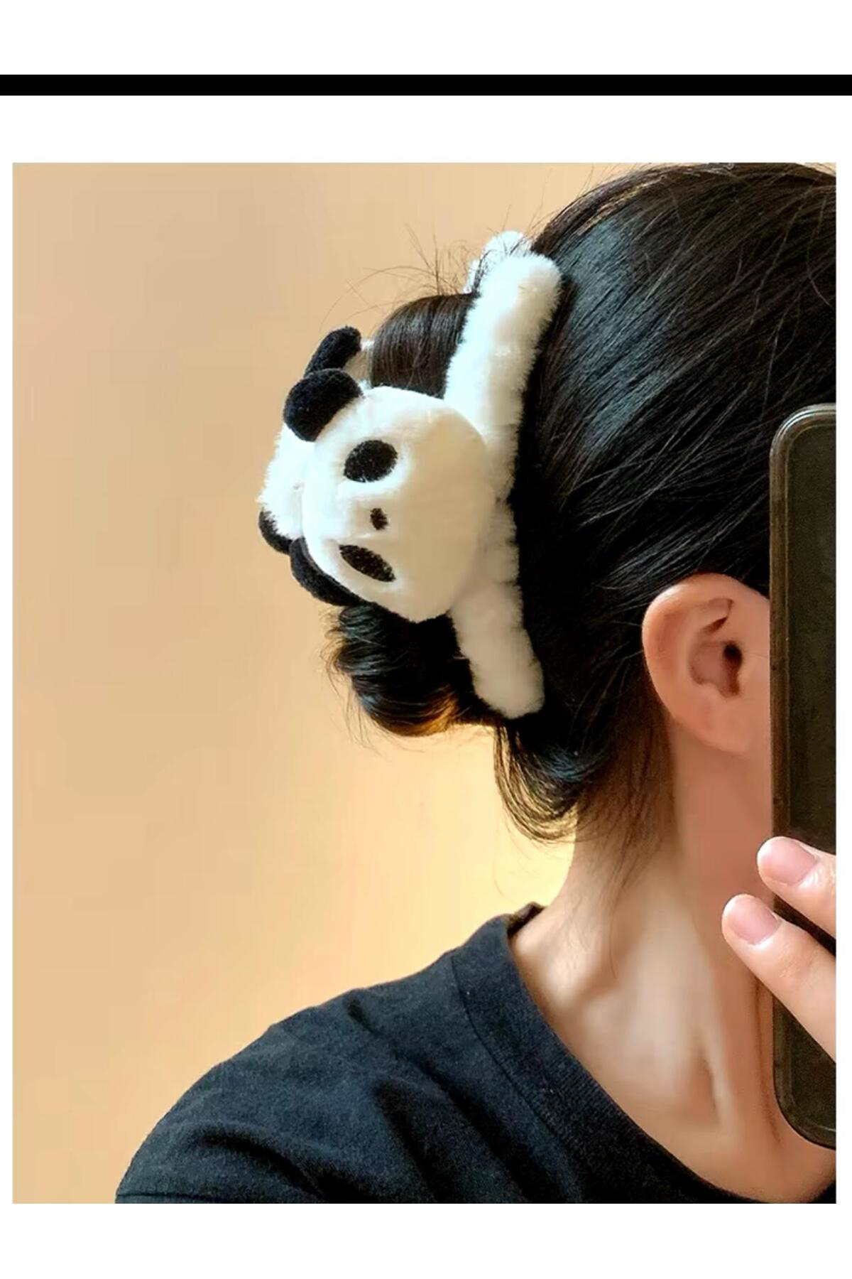 Arescollection Peluş Panda Mandal Toka