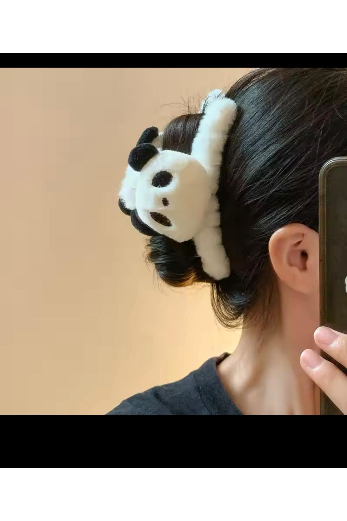 Arescollection Peluş Panda Mandal Toka