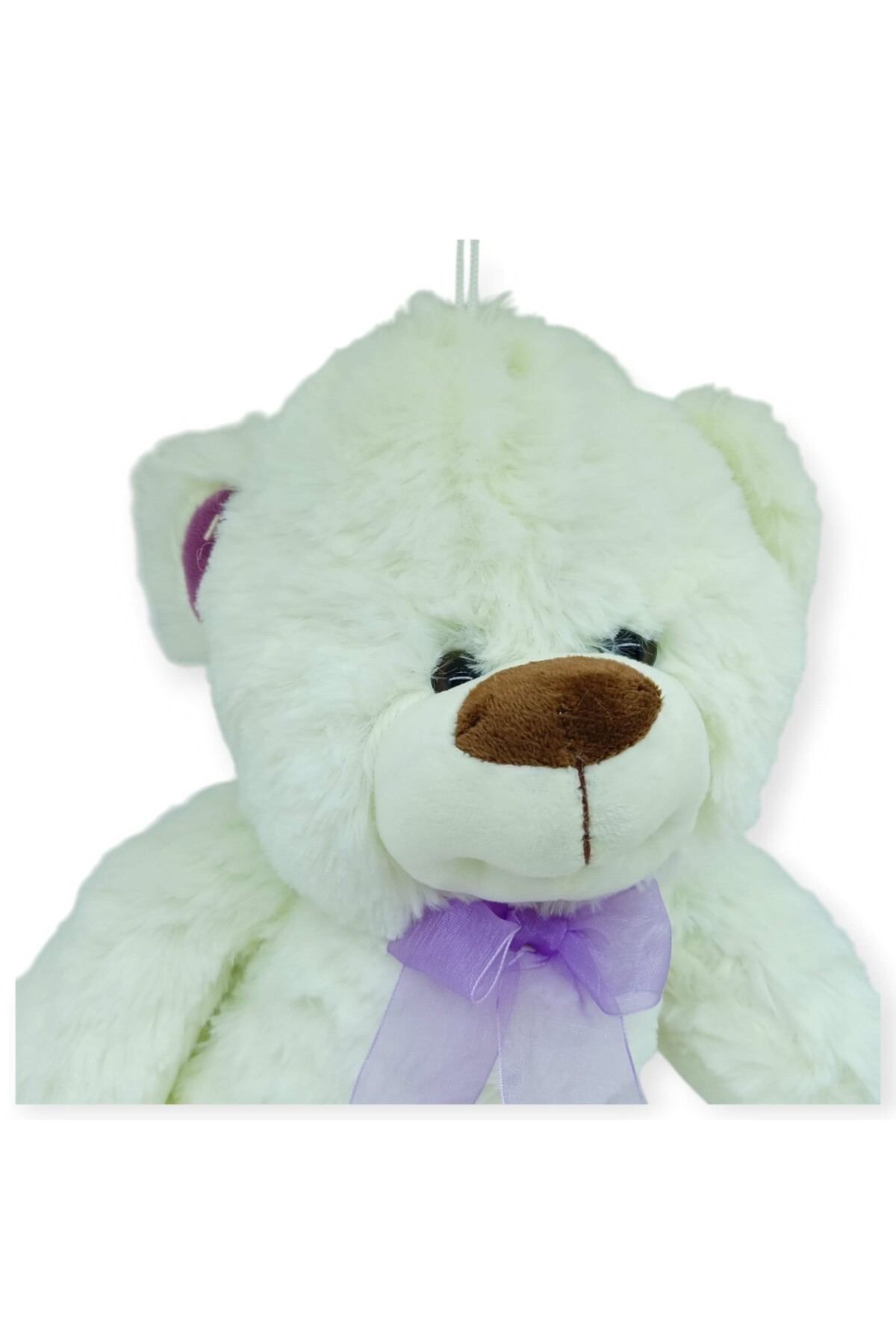 Peluş Papyonlu Ayıcık 40 cm - Beyaz (Lisinya) Peluş Papyonlu Ayıcık 40 cm - Beyaz (Lisinya)