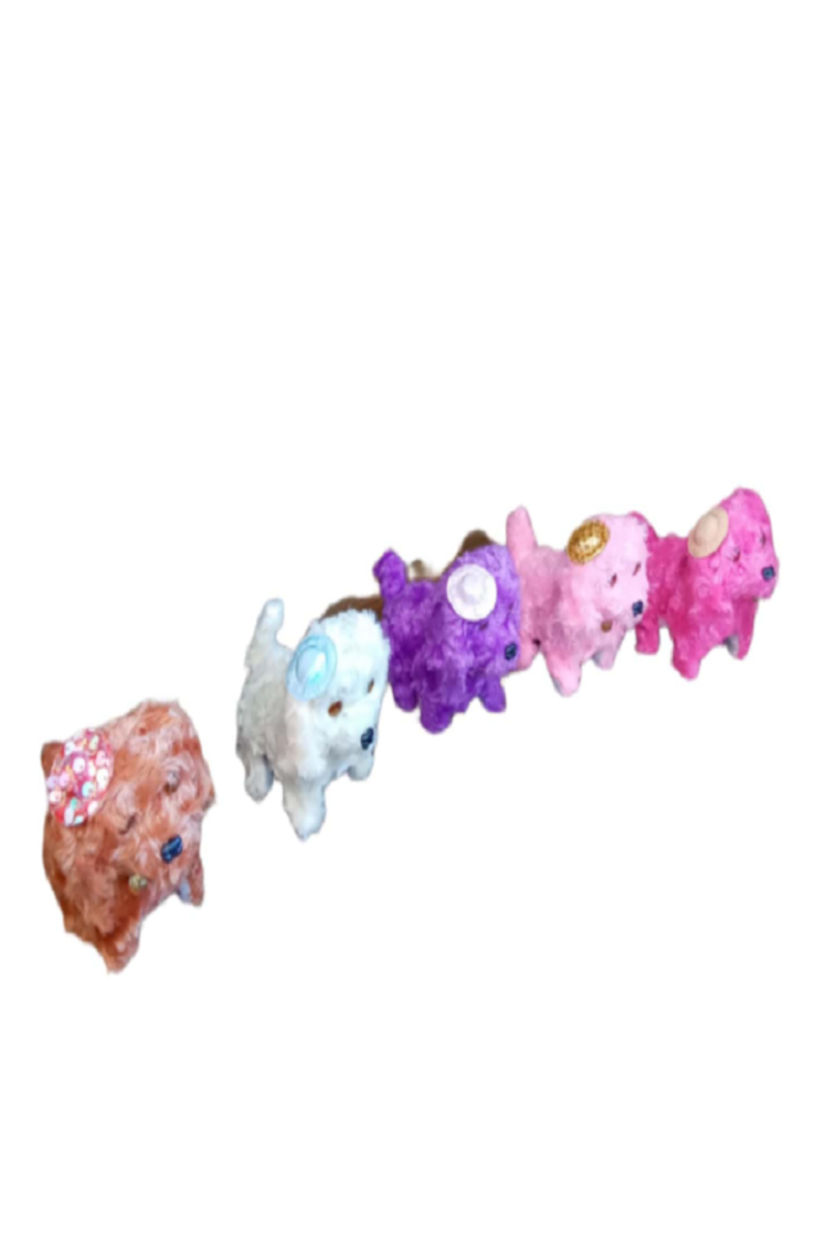 Paşa Oyuncak Peluş Sesli Havlayan Yürüyen Gözleri İşıklı Pilli Sevimli Oyuncak