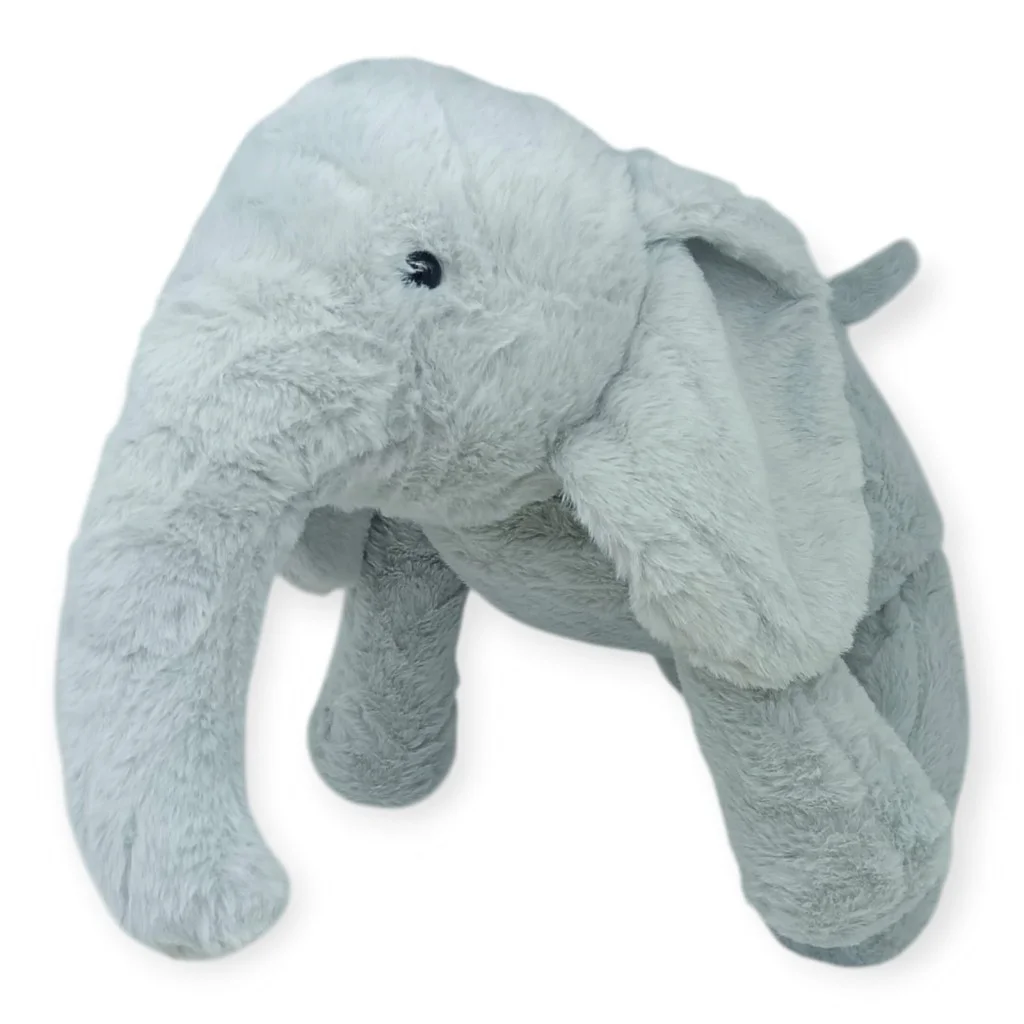 Peluş Sevimli Hayvanlar 65 cm Uyku Arkadaşım Fil - Gri - 1 ADET