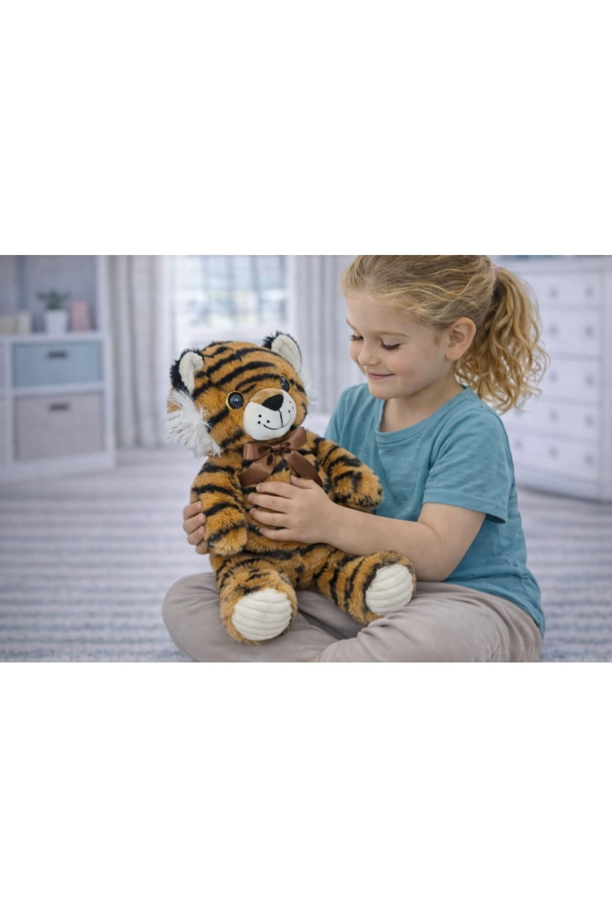 Peluş Sevimli Hayvanlar 40 cm - Renkli Ayı (Lisinya)