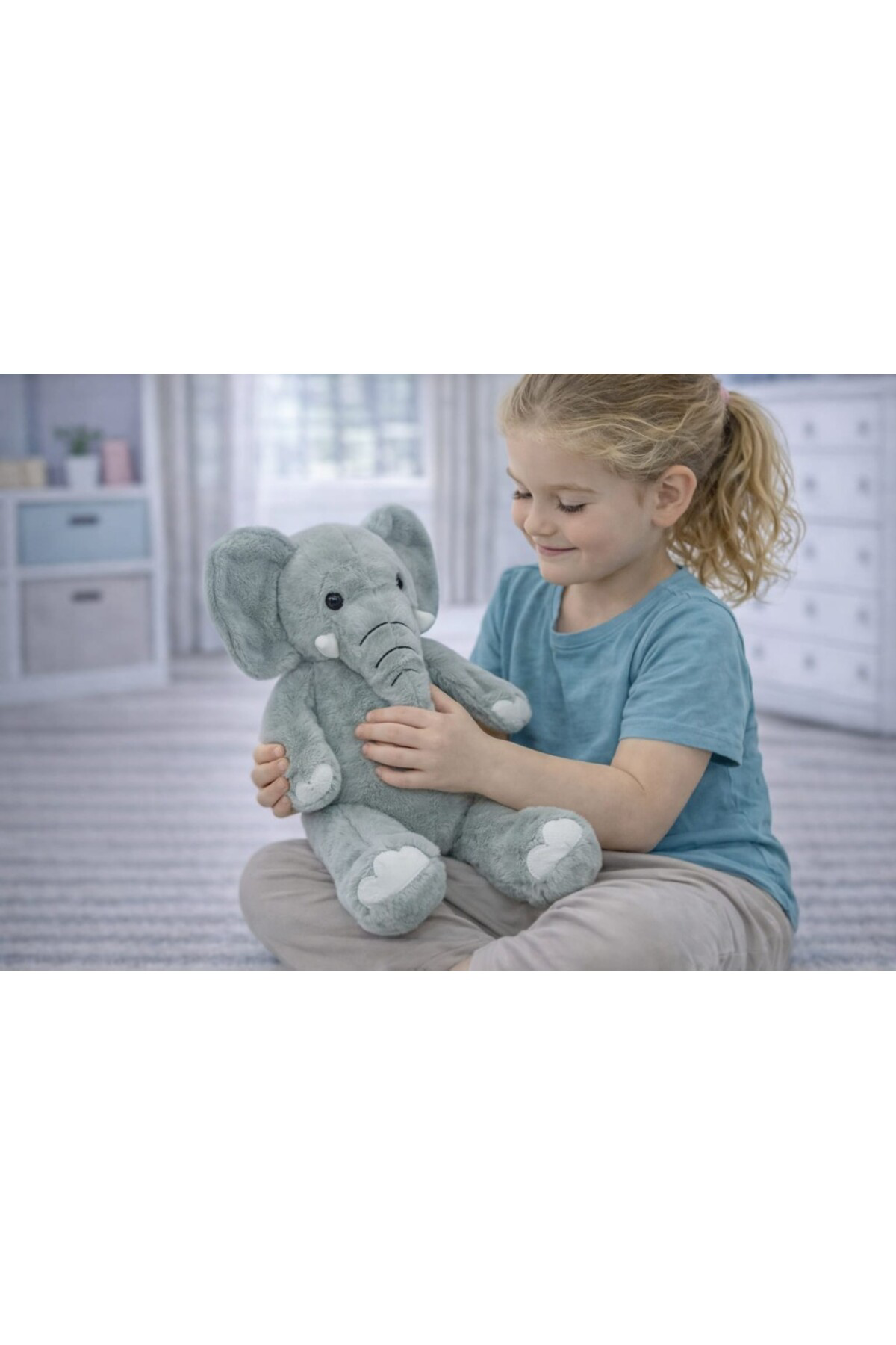 Peluş Sevimli Hayvanlar 35 cm - Fil (Lisinya)