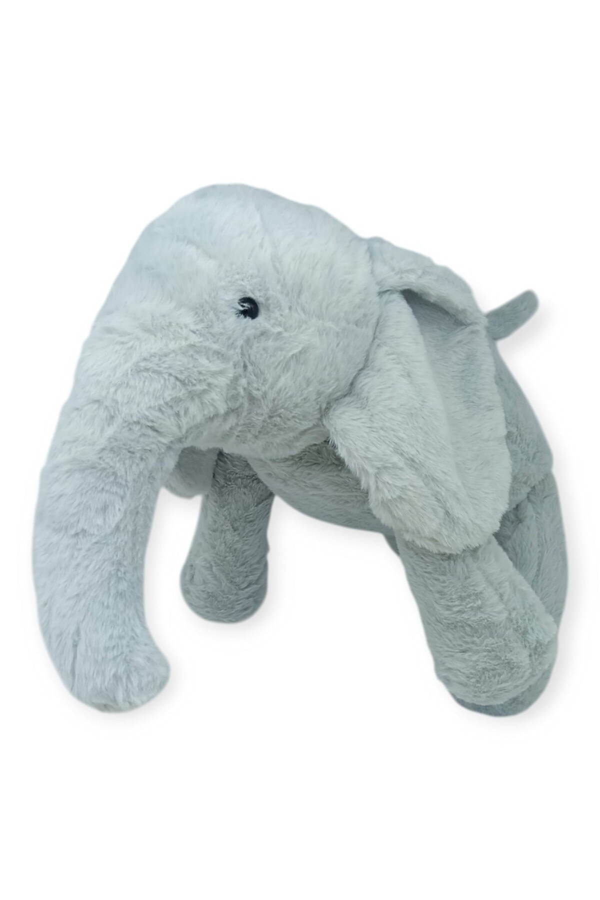 Peluş Sevimli Hayvanlar 65 cm Uyku Arkadaşım Fil - Gri (Lisinya)
