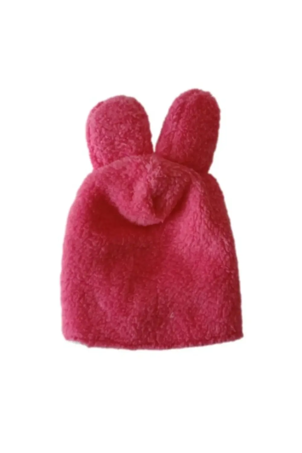 Peluş Tavşan Kulaklı Pembe Kedi Köpek Şapkası Yumuşacık Kedi Köpe
