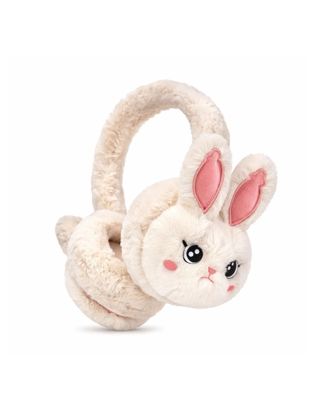 Peluş Tavşan Kulaklı Bluetooth Kulaklık Kablosuz Müzik ve TF Kart