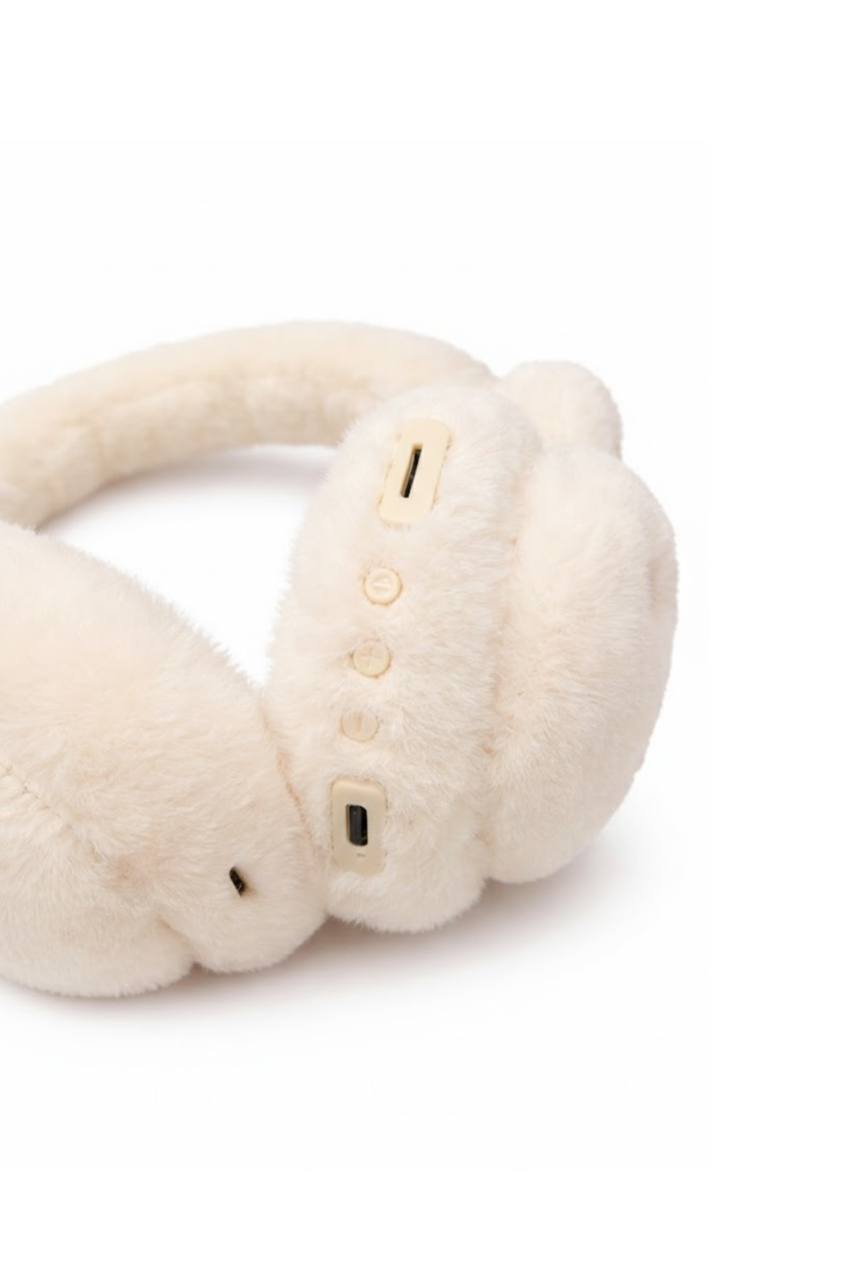 Peluş Tavşan Kulaklı Bluetooth Kulaklık Kablosuz Müzik ve TF Kart