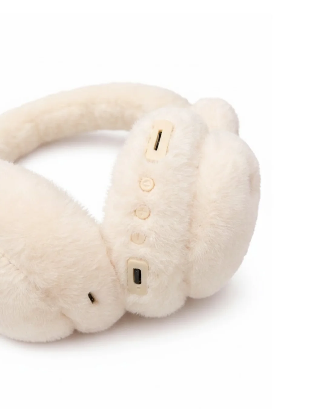 Peluş Tavşan Kulaklı Bluetooth Kulaklık Kablosuz Müzik ve TF Kart