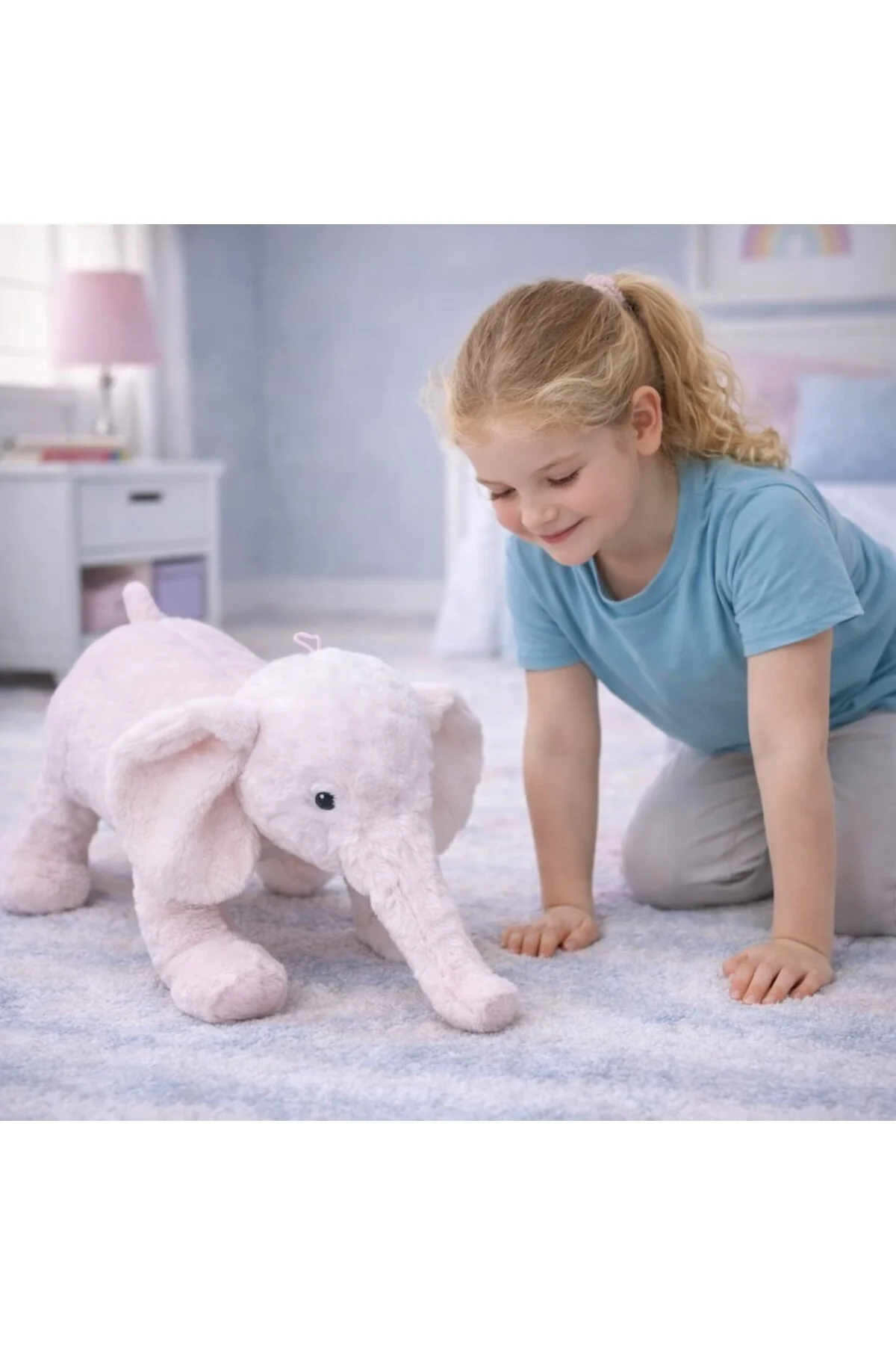 - PELUŞ YATAN FİL 65 CM 1 Adet