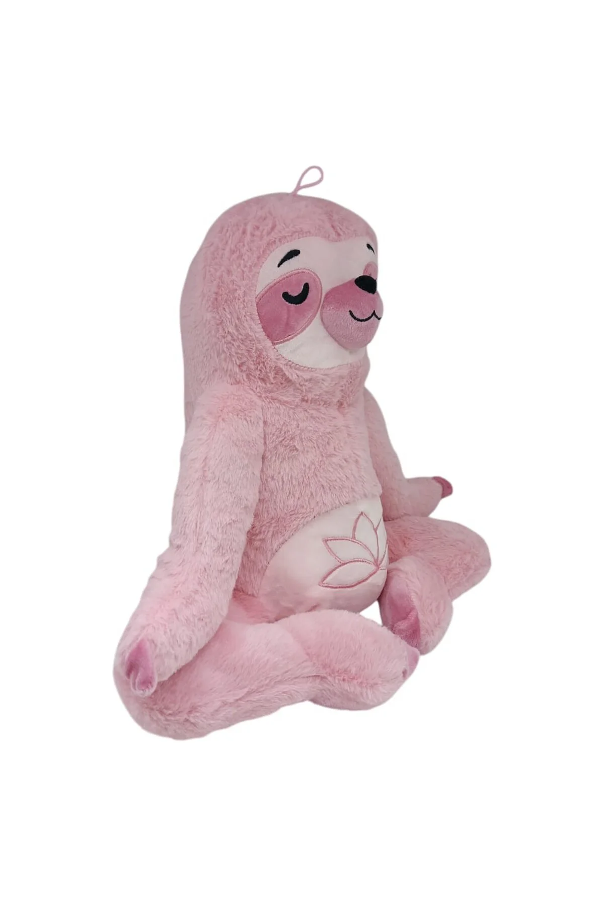 Peluş Yogacı Tembel Hayvan 40 cm - Pembe (Lisinya)