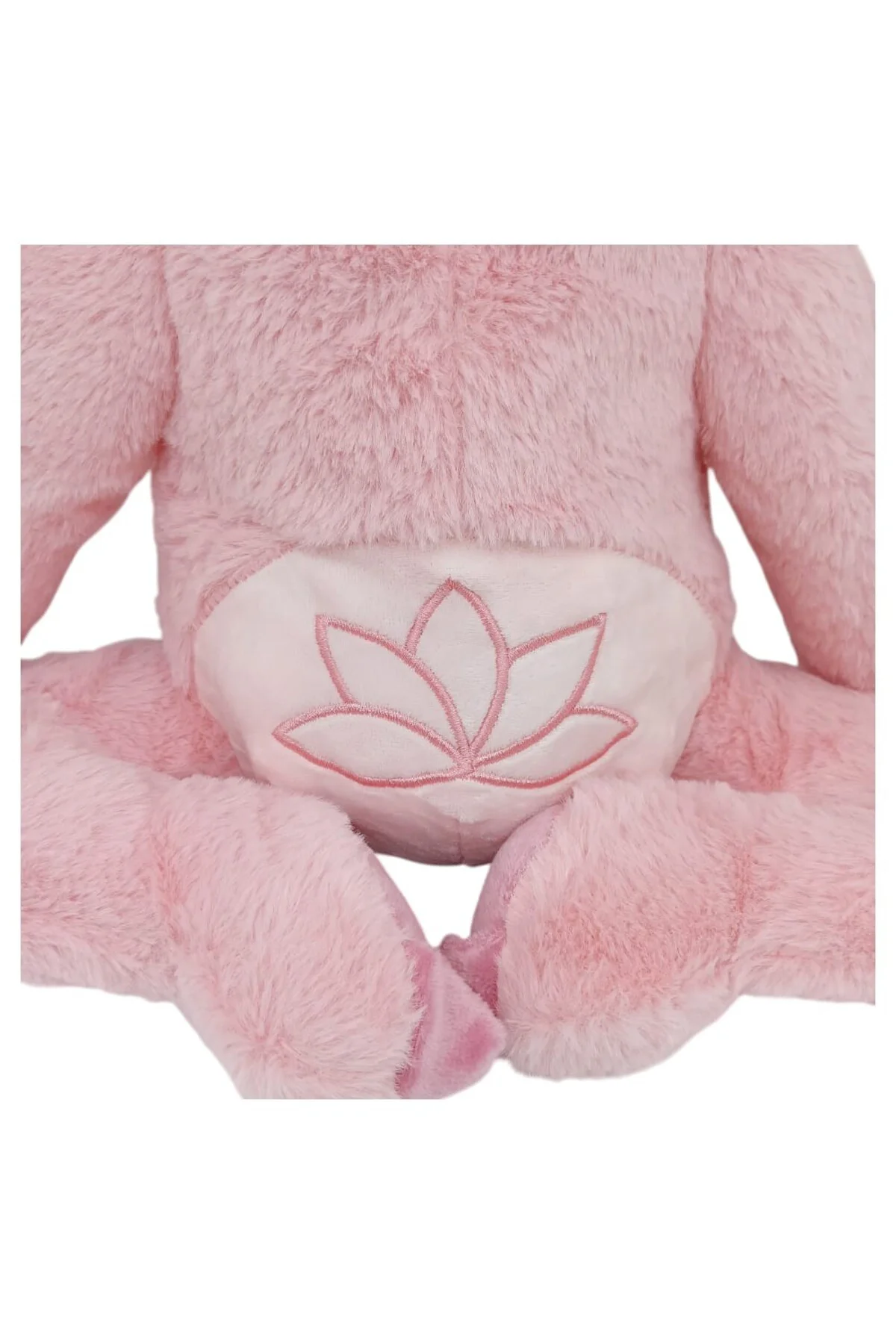 Peluş Yogacı Tembel Hayvan 40 cm - Pembe (Lisinya)