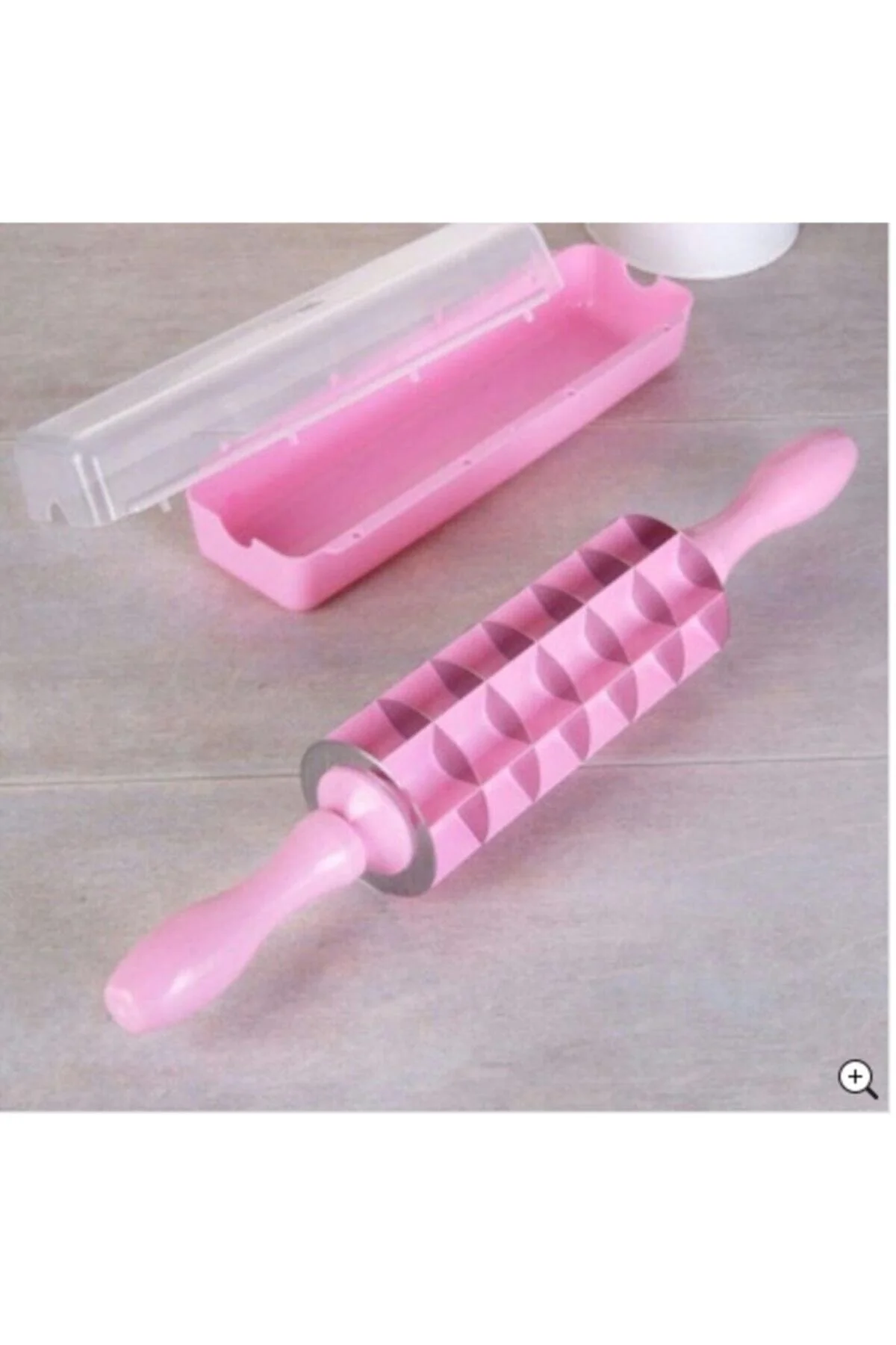 Pembe 7 Bıçaklı Mantı Merdane Mantı Kesme Aparatı