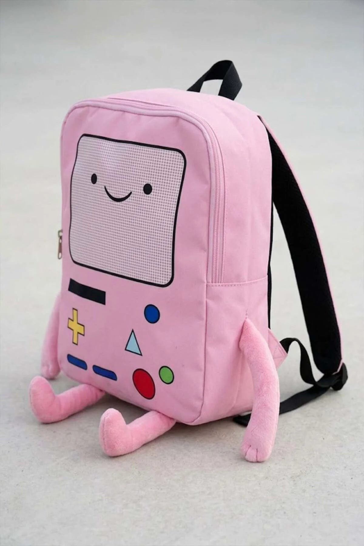 Pembe Adventure Time BMO Sırt Çantası