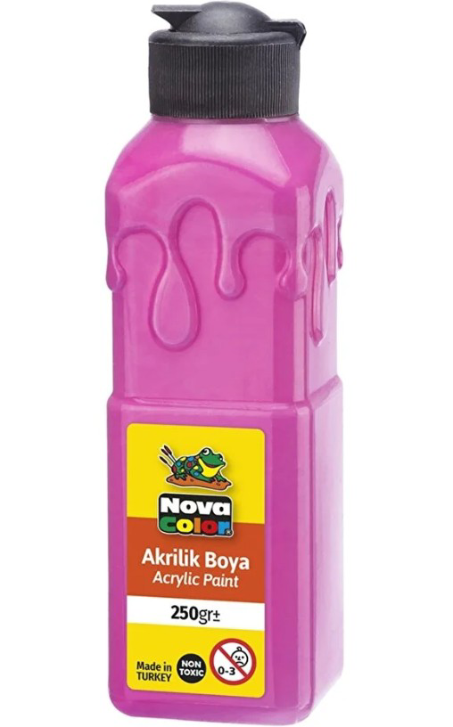 Pembe Akrilik Boya 250 gr 1 Adet Su Bazlı Akrilik Boyası Hobi San Pembe Akrilik Boya 250 gr 1 Adet Su Bazlı Akrilik Boyası Hobi San