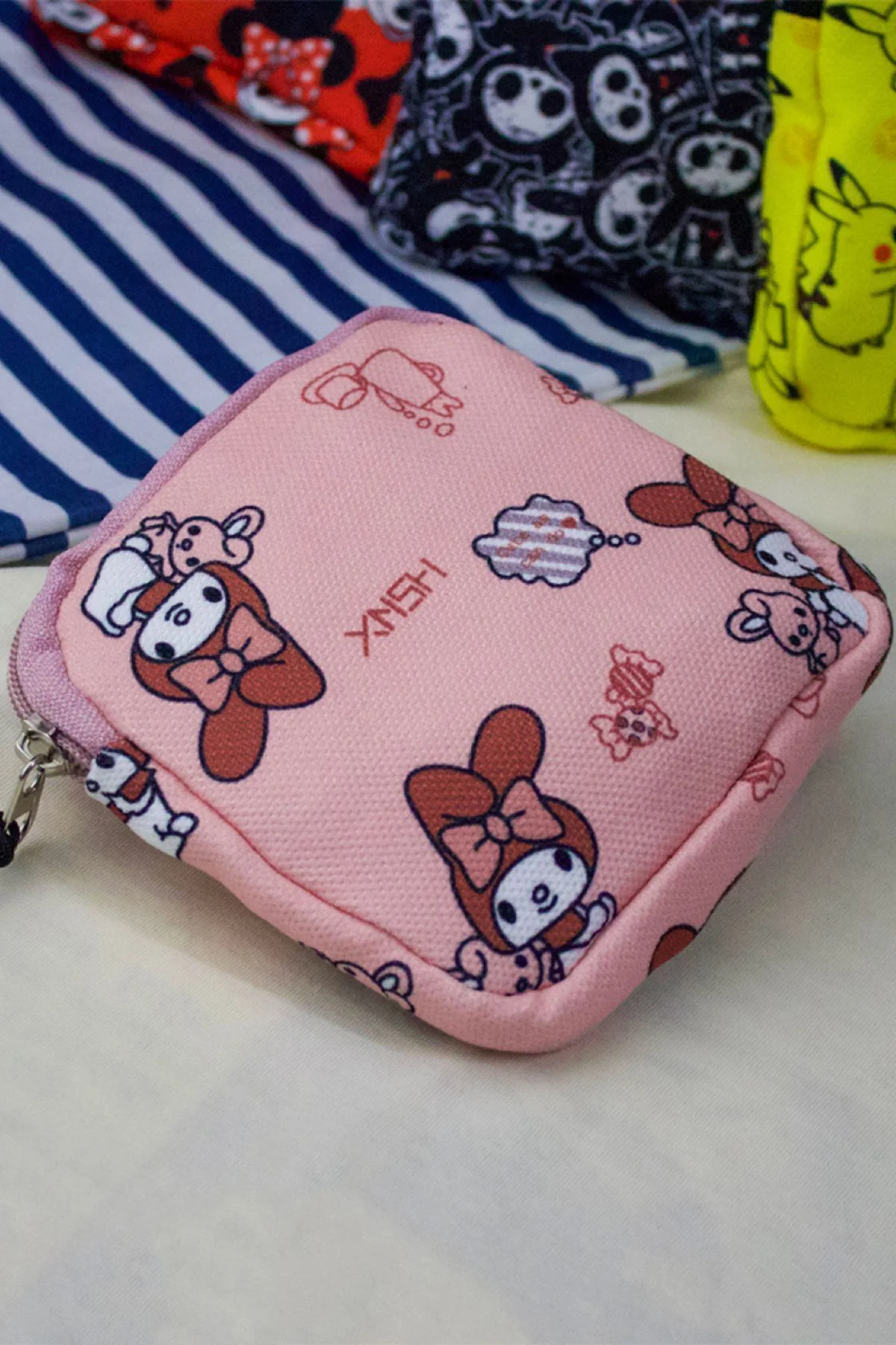 Pembe Anime Fantasy Magic Melody Candy Kolaj Makyaj Çantası