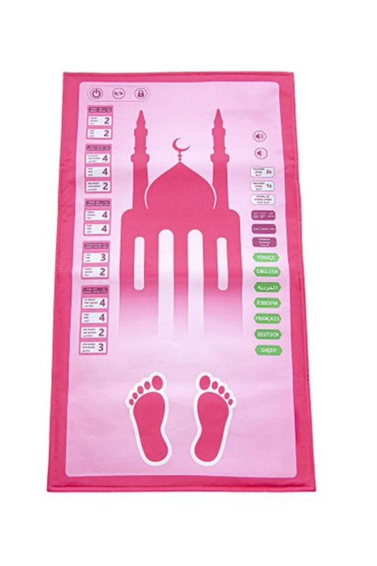 PEMBE Benim Seccadem Çocuklar İçin 7 Dilde Sesli Konuşan Namaz Kı