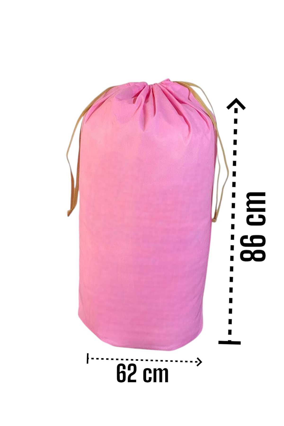 Pembe Büzgülü Hurç 8'li Set - 2XXL ,2XL, 4L - Taşınma Çantası -Yo