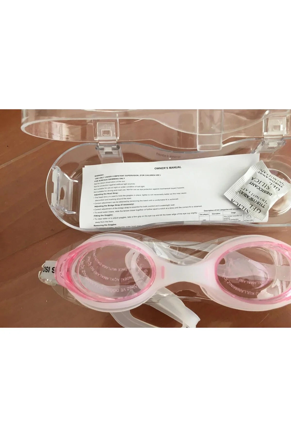 Pembe Çocuk  Deniz Gözlüğü